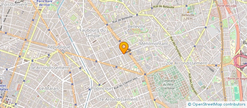 localisation de l'entreprise SOCIETE CIVILE IMMOBILIERE LJH HENNEQUIN  PARIS
