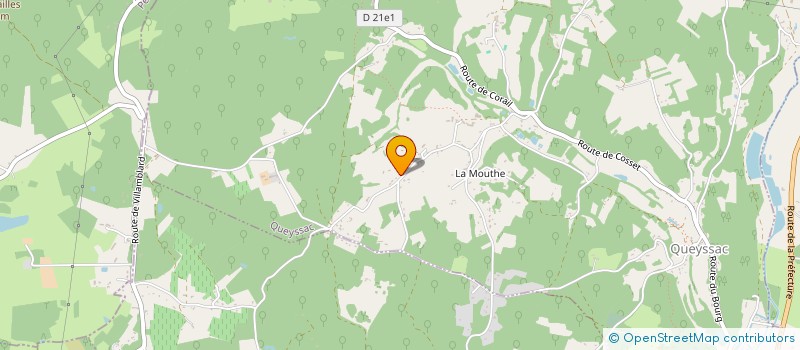 localisation de l'entreprise SOCIETE CIVILE IMMOBILIERE LJPR  QUEYSSAC