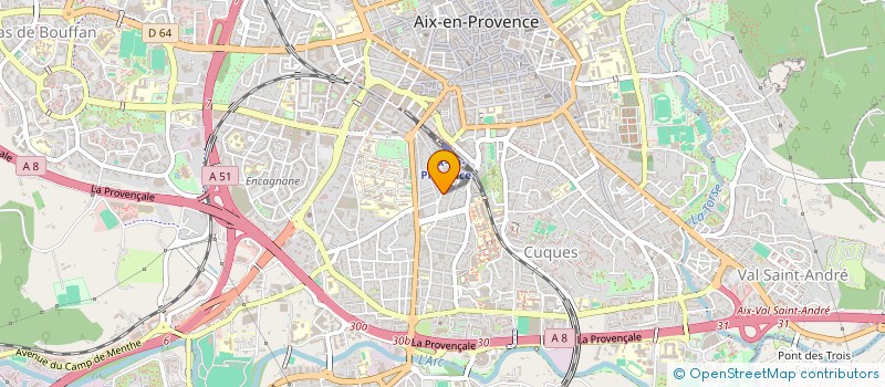 localisation de l'entreprise SOCIETE CIVILE IMMOBILIERE LLMPP à AIX-EN-PROVENCE