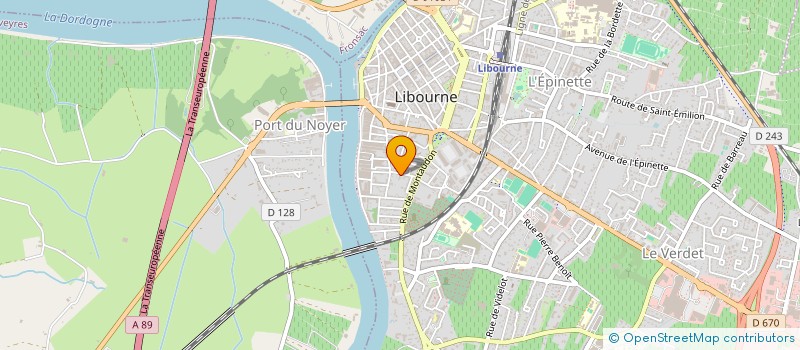 localisation de l'entreprise SOCIETE CIVILE IMMOBILIERE LM SABLIERE à LIBOURNE