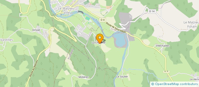 localisation de l'entreprise SOCIETE CIVILE IMMOBILIERE LMT  LE MALZIEU-FORAIN