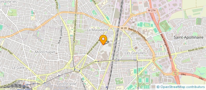 localisation de l'entreprise SOCIETE CIVILE IMMOBILIERE LO ASIS à DIJON