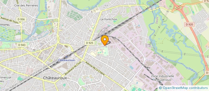 localisation de l'entreprise SOCIETE CIVILE IMMOBILIERE LOC'ACTIONS FRANCE à CHATEAUROUX