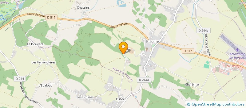 localisation de l'entreprise SOCIETE CIVILE IMMOBILIERE LOC'IMMO  ARANDON-PASSINS