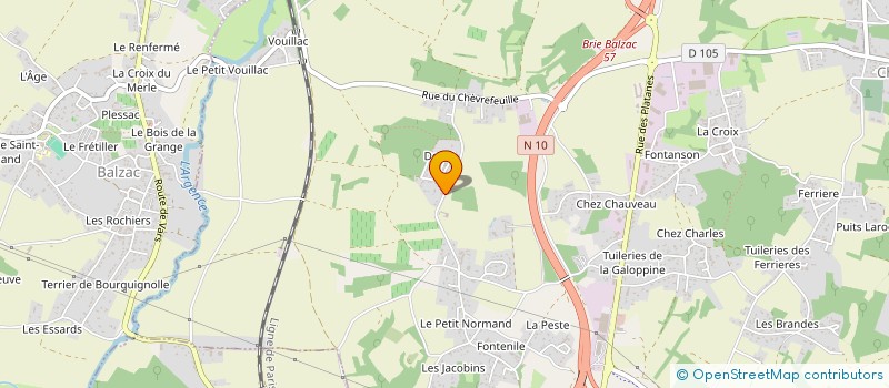localisation de l'entreprise SOCIETE CIVILE IMMOBILIERE LOC12 à CHAMPNIERS