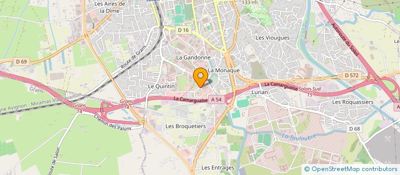 localisation de l'entreprise SOCIETE CIVILE IMMOBILIERE LOCA GANDONNE  SALON-DE-PROVENCE