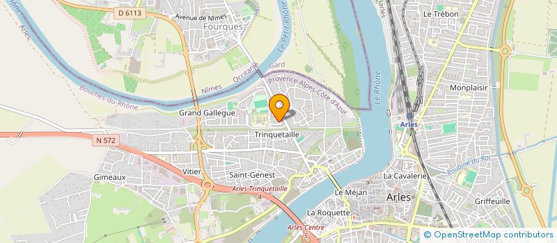 localisation de l'entreprise SOCIETE CIVILE IMMOBILIERE LOCAPARC à ARLES
