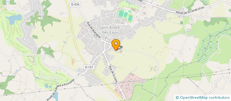 localisation de l'entreprise SOCIETE CIVILE IMMOBILIERE LOCATION APPARTEMENT STUDIO (SCI LAS)  SAINT-ANDRE-DES-EAUX