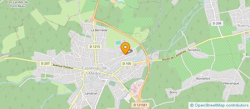 localisation de l'entreprise SOCIETE CIVILE IMMOBILIERE LODA  CASTELNAU-DE-MEDOC