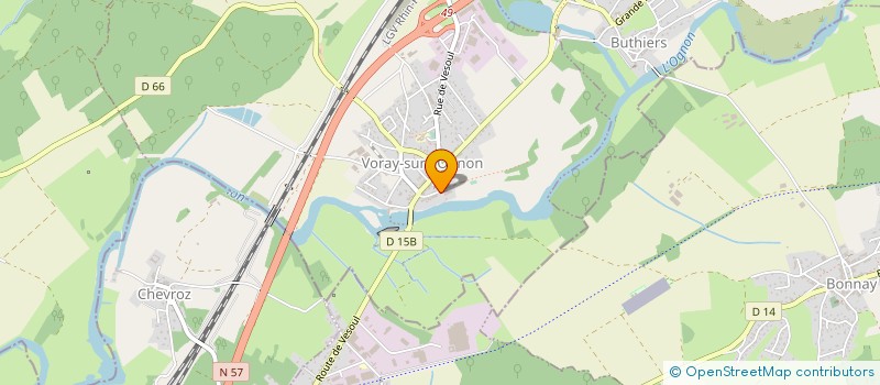 localisation de l'entreprise SOCIETE CIVILE IMMOBILIERE LOFTS RESIDENTIELS DE VORAY  VORAY-SUR-L'OGNON