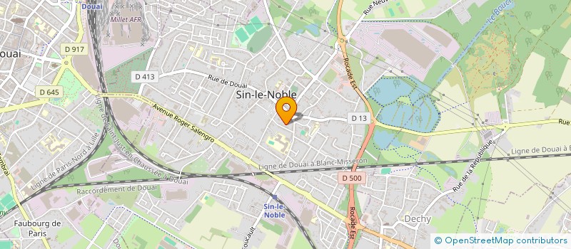 localisation de l'entreprise SOCIETE CIVILE IMMOBILIERE LOGARA  SIN-LE-NOBLE