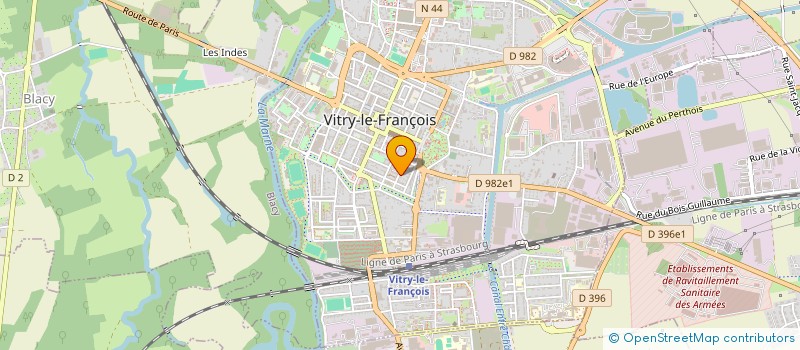 localisation de l'entreprise SOCIETE CIVILE IMMOBILIERE LOGGIA à VITRY-LE-FRANCOIS