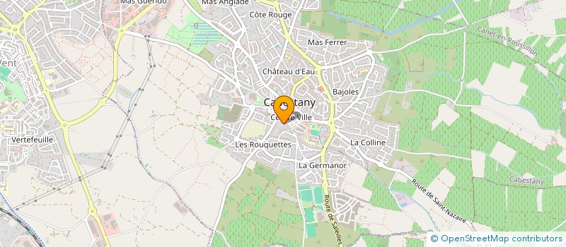 localisation de l'entreprise SOCIETE CIVILE IMMOBILIERE LOGO  CABESTANY