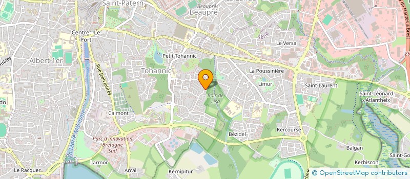 localisation de l'entreprise SOCIETE CIVILE IMMOBILIERE LOHANN à VANNES