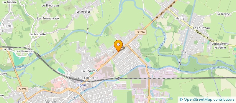 localisation de l'entreprise SOCIETE CIVILE IMMOBILIERE LOLA  DIGOIN