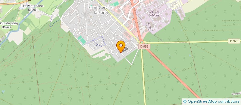 localisation de l'entreprise SOCIETE CIVILE IMMOBILIERE LOPHIMA  SAINT-GERVAIS-LA-FORET