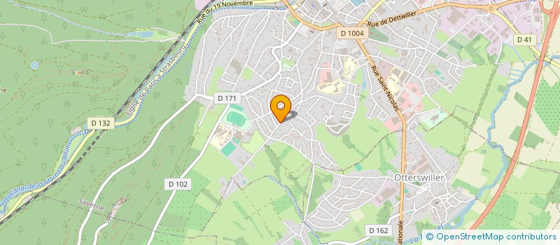 localisation de l'entreprise SOCIETE CIVILE IMMOBILIERE LORAL  SAVERNE