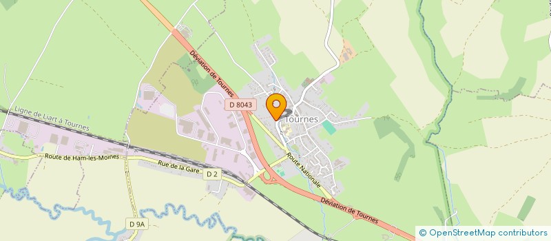 localisation de l'entreprise SOCIETE CIVILE IMMOBILIERE LORALEX  TOURNES