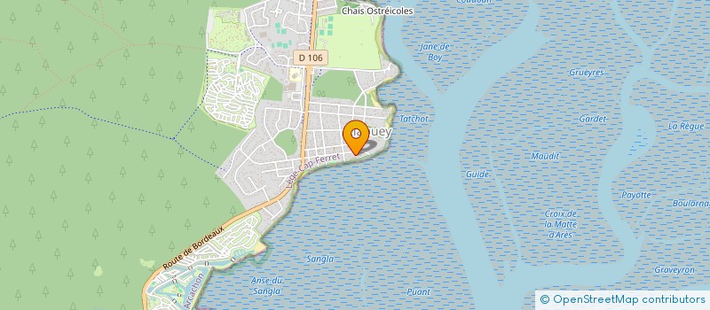 localisation de l'entreprise SOCIETE CIVILE IMMOBILIERE LOU CLAOU à LEGE-CAP-FERRET