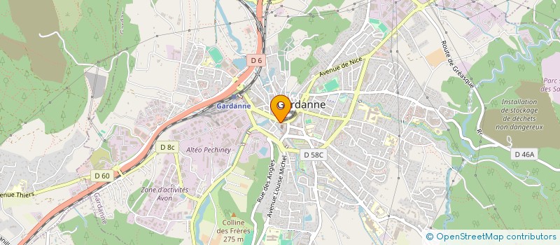 localisation de l'entreprise SOCIETE CIVILE IMMOBILIERE LOU FENIS à GARDANNE