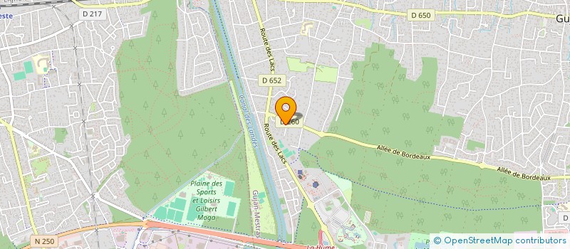 localisation de l'entreprise SOCIETE CIVILE IMMOBILIERE LOUDIAN  GUJAN-MESTRAS