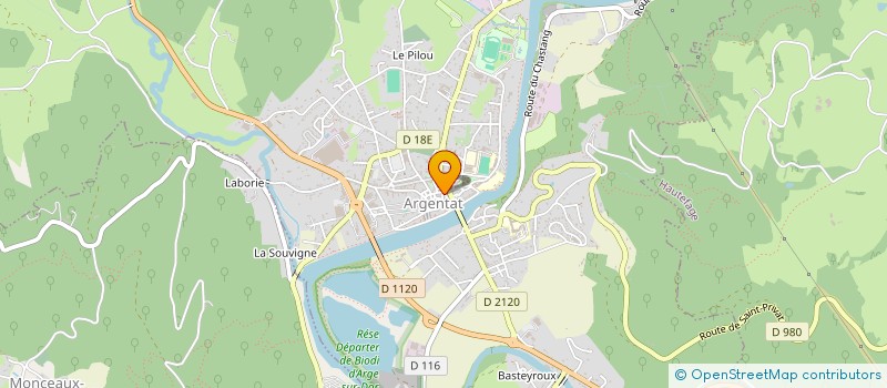localisation de l'entreprise SOCIETE CIVILE IMMOBILIERE LOUIS-GEORGES à ARGENTAT-SUR-DORDOGNE