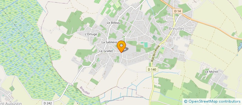 localisation de l'entreprise SOCIETE CIVILE IMMOBILIERE LOVINA  BREUILLET