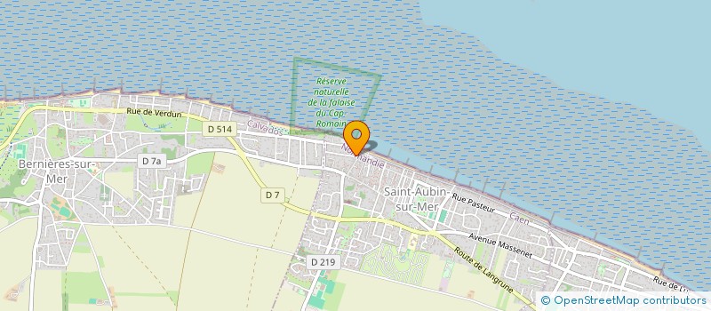 localisation de l'entreprise SOCIETE CIVILE IMMOBILIERE LP2C  SAINT-AUBIN-SUR-MER