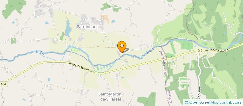 localisation de l'entreprise SOCIETE CIVILE IMMOBILIERE LPG  PARRANQUET