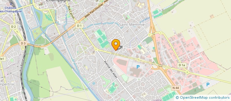 localisation de l'entreprise SOCIETE CIVILE IMMOBILIERE LR  SAINT-MEMMIE