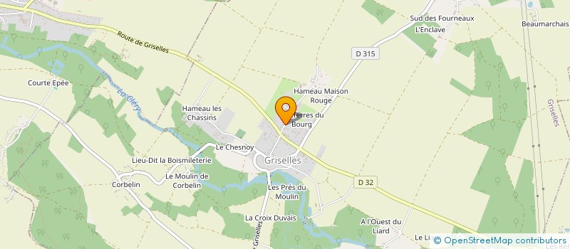 localisation de l'entreprise SOCIETE CIVILE IMMOBILIERE LTB à GRISELLES