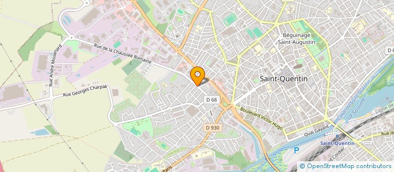 localisation de l'entreprise SOCIETE CIVILE IMMOBILIERE LUC à SAINT-QUENTIN