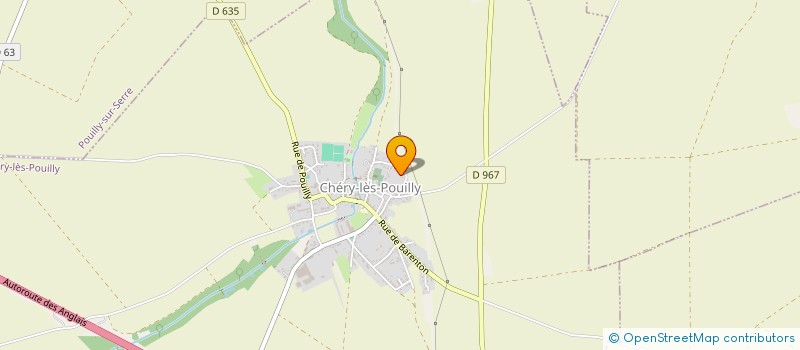 localisation de l'entreprise SOCIETE CIVILE IMMOBILIERE LUCAS  CHERY LES POUILLY