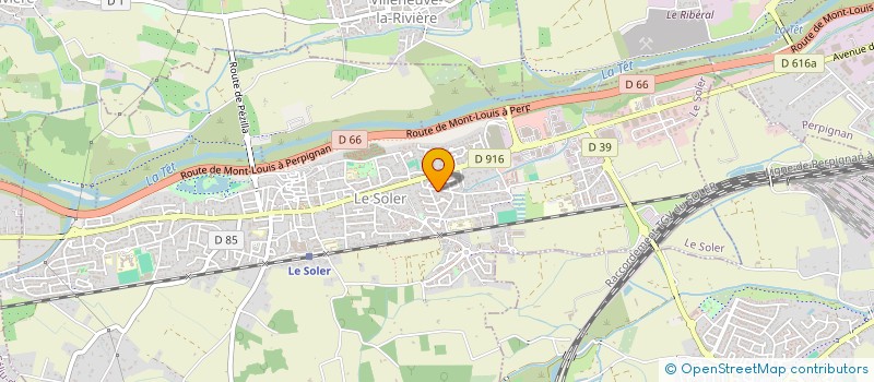 localisation de l'entreprise SOCIETE CIVILE IMMOBILIERE LUCKY66  LE SOLER