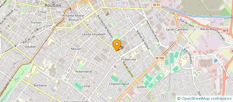 localisation de l'entreprise SOCIETE CIVILE IMMOBILIERE LUCKYLIBELLULE  ROUBAIX