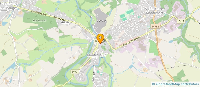 localisation de l'entreprise SOCIETE CIVILE IMMOBILIERE LUDAMO  MAUGES-SUR-LOIRE