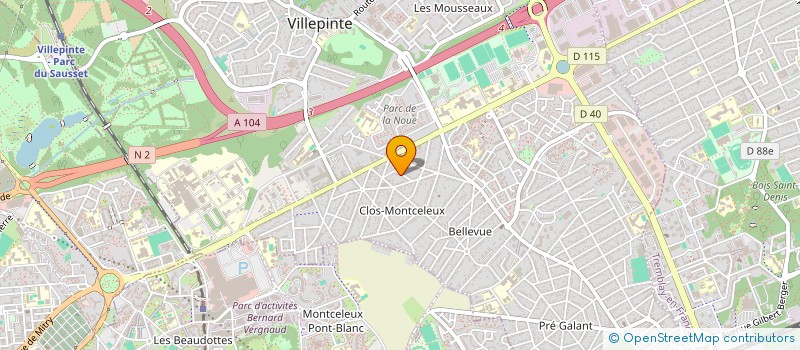 localisation de l'entreprise SOCIETE CIVILE IMMOBILIERE LUINICHLO à VILLEPINTE