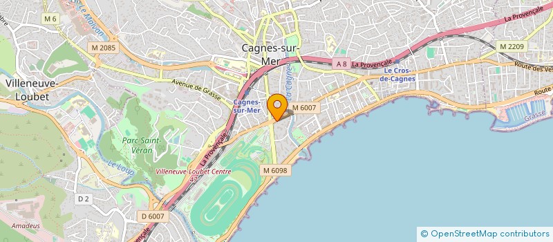 localisation de l'entreprise SOCIETE CIVILE IMMOBILIERE LUKENIC à CAGNES-SUR-MER