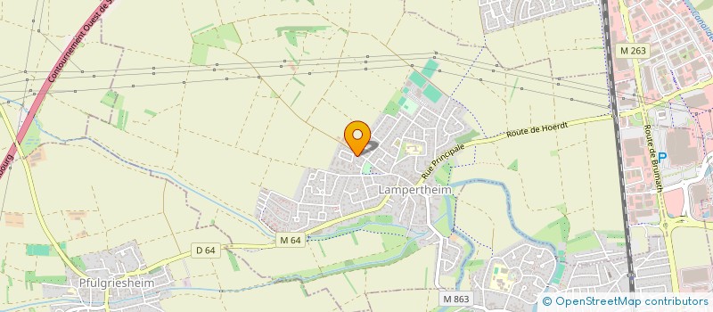 localisation de l'entreprise SOCIETE CIVILE IMMOBILIERE LUMAC  LAMPERTHEIM