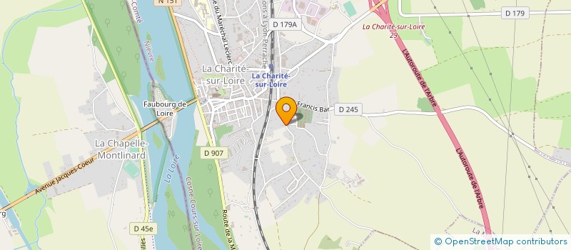 localisation de l'entreprise SOCIETE CIVILE IMMOBILIERE LUMALY  LA CHARITE-SUR-LOIRE