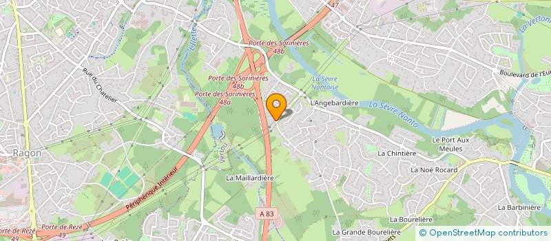 localisation de l'entreprise SOCIETE CIVILE IMMOBILIERE LUMINOL  VERTOU