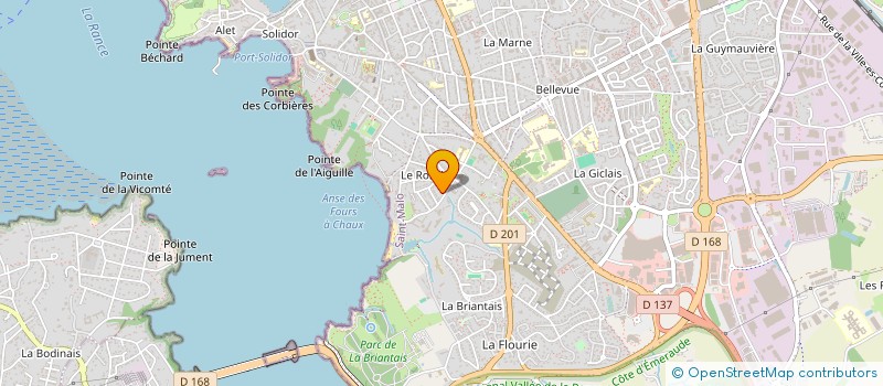 localisation de l'entreprise SOCIETE CIVILE IMMOBILIERE LUNA  SAINT-MALO