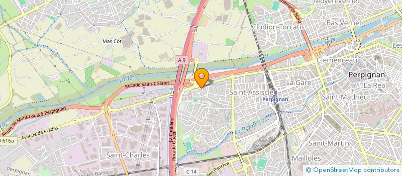 localisation de l'entreprise SOCIETE CIVILE IMMOBILIERE LUNA D.E.X.  PERPIGNAN