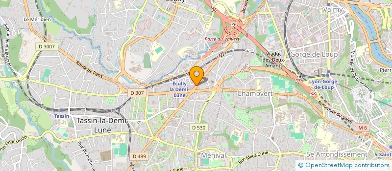 localisation de l'entreprise SOCIETE CIVILE IMMOBILIERE LUNE CROISSANTE  TASSIN-LA-DEMI-LUNE