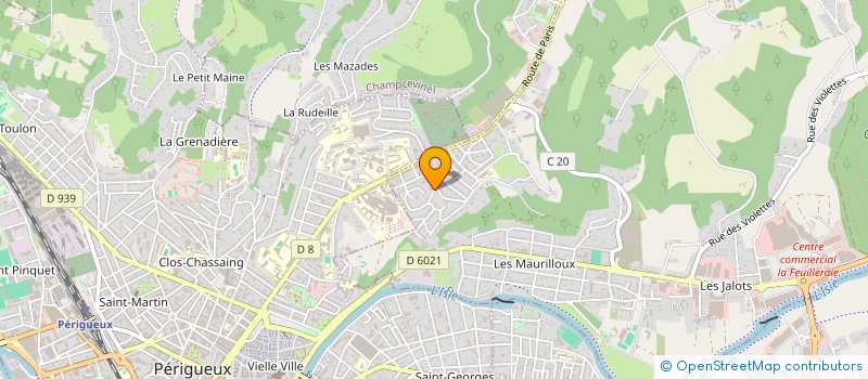 localisation de l'entreprise SOCIETE CIVILE IMMOBILIERE LUPIAL  TRELISSAC