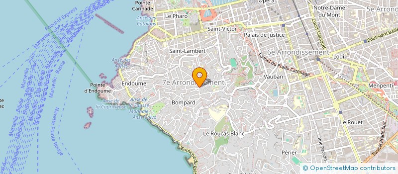 localisation de l'entreprise SOCIETE CIVILE IMMOBILIERE LUX à MARSEILLE