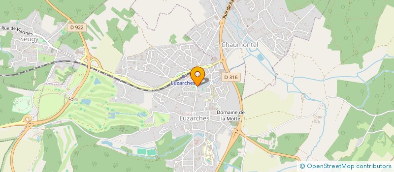localisation de l'entreprise SOCIETE CIVILE IMMOBILIERE LUZAM à LUZARCHES