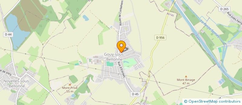 localisation de l'entreprise SOCIETE CIVILE IMMOBILIERE LV IMMOBILIER  GOUY-SOUS-BELLONNE