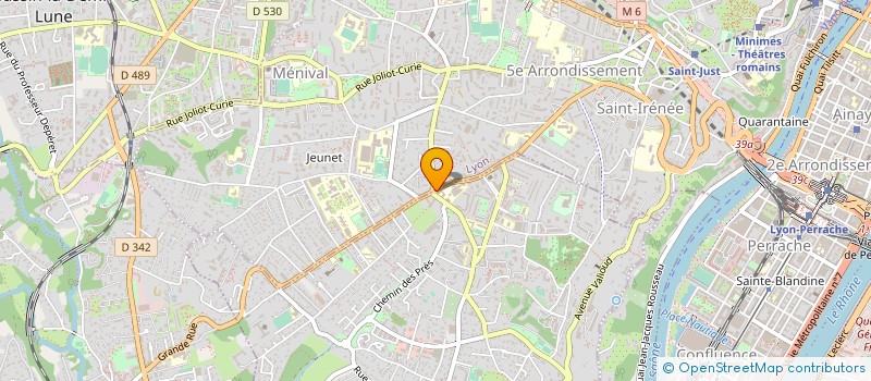 localisation de l'entreprise SOCIETE CIVILE IMMOBILIERE LYS ET PAR ABREVIATION SCI LYS  LYON