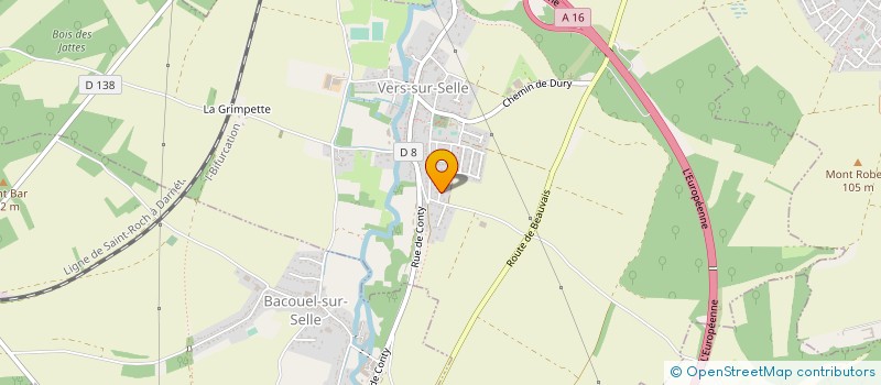 localisation de l'entreprise SOCIETE CIVILE IMMOBILIERE LYSIANE ET NICOLAS  VERS-SUR-SELLE